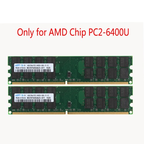 Neuer 2x4gb ddr2 pc2 6400u - ddr2, pc2-6400u