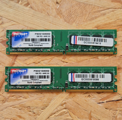 Patriot 2gb kit - 2gb,