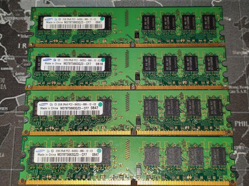 8gb ddr2 ram - 8gb, (4x2gb)