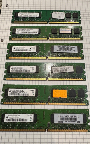 Qimonda 1gb 6gb ddr2 - 6x,
