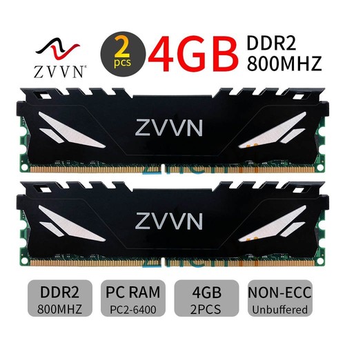 8gb 4gb 800mhz ddr2 - 2x,
