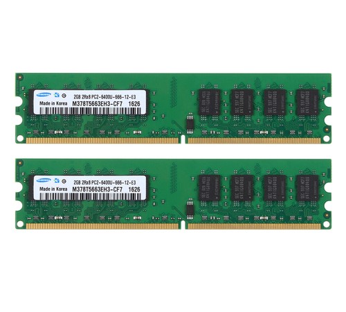 4gb samsung 2gb ddr2 - 2x, 800mhz